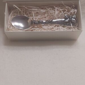 New In Box Metal Morphosis Butterfly Kisses Baby Spoon
